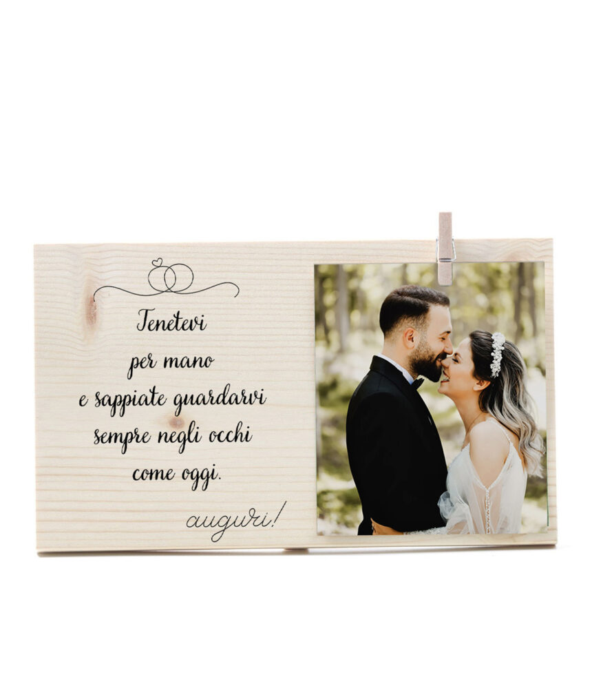Artemio Timbro In Legno 'Sposi' – 5x7 Cm, Ideale Per Matrimoni, Comunioni, Bomboniere
