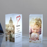 Lampada da tavolo con foto