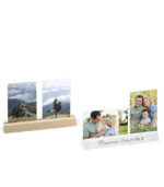 Pannello doppio con base in legno